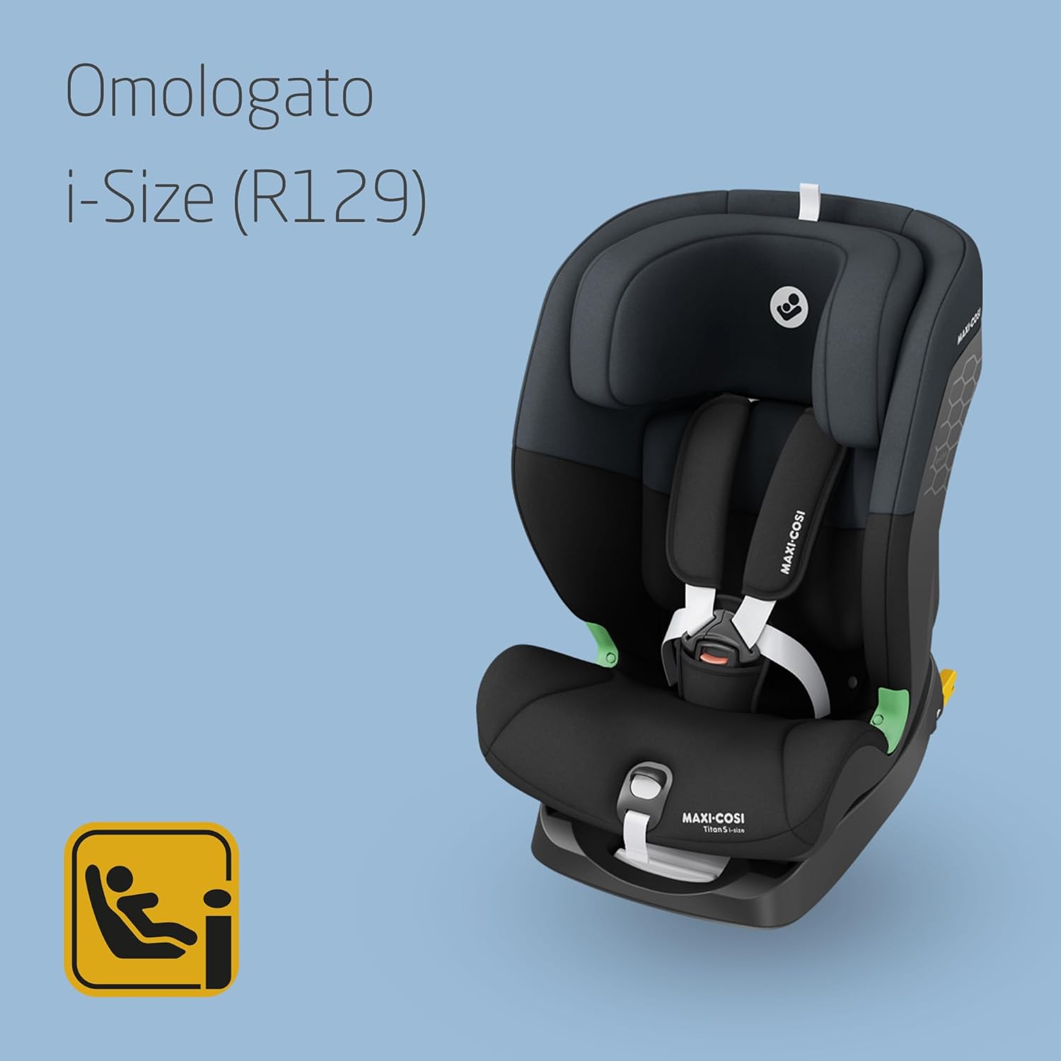 Detalle de Maxi-Cosi Titan S i-Size: seggiolino auto evolutivo da 15 mesi a 12 anni con protezione G-CELL