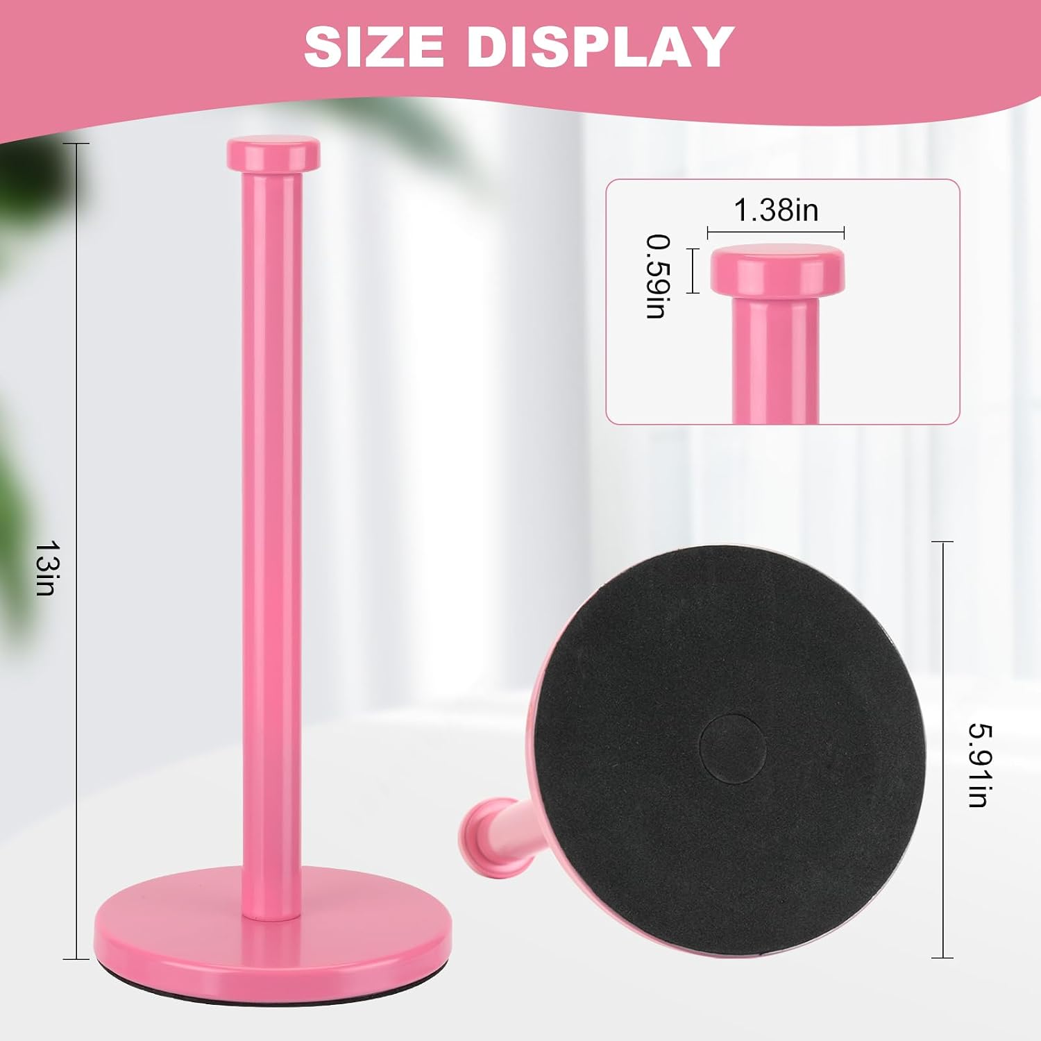 Detalle de Paper Towel Holder, Pink