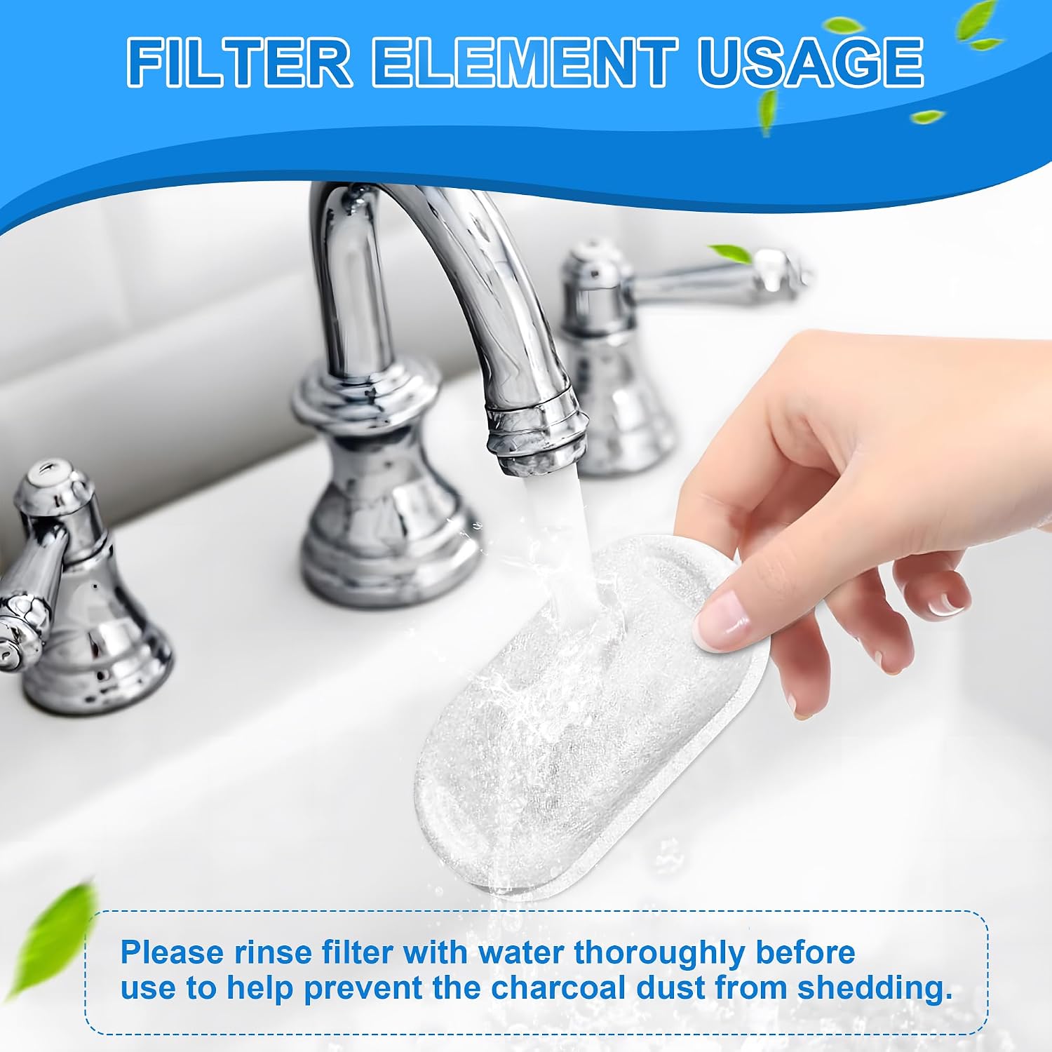 Thumbnail 5 de Whksoy CW-01 Cat Fountain Filters, 10 Filters and 10 Pre-Filter Sponges