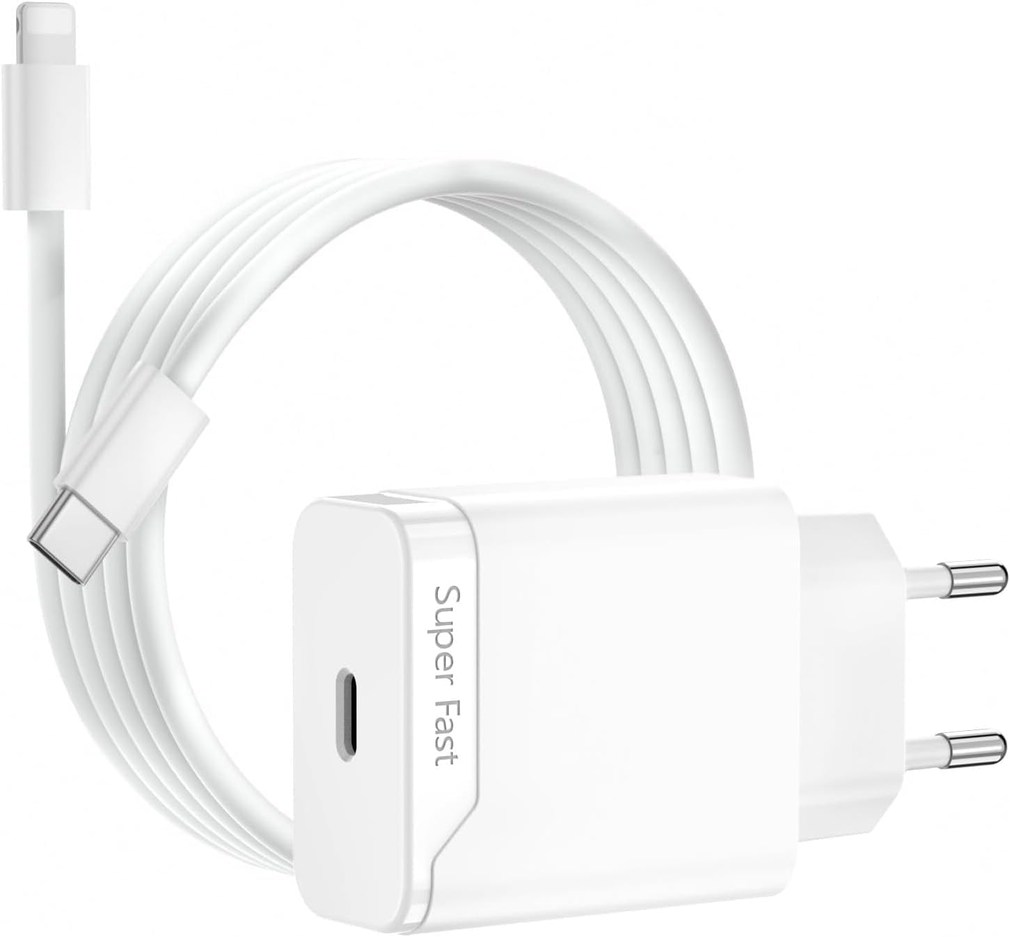 Detalle de BERLS Quick Charge 25W cargador USB-C
