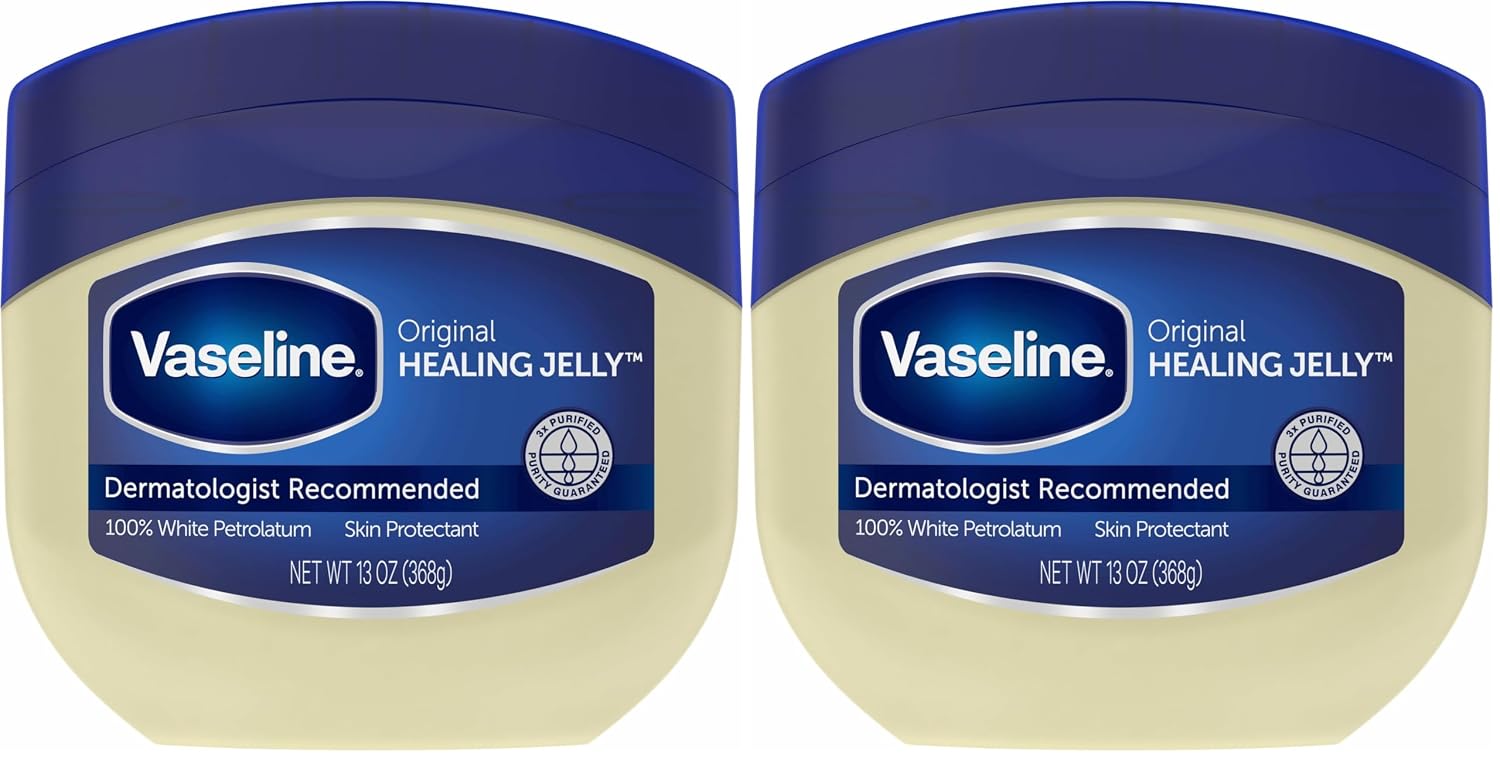 Detalle 2 de Vaseline Original Petroleum Jelly (3 Count, 13 oz) for Dry Skin Relief and Protection