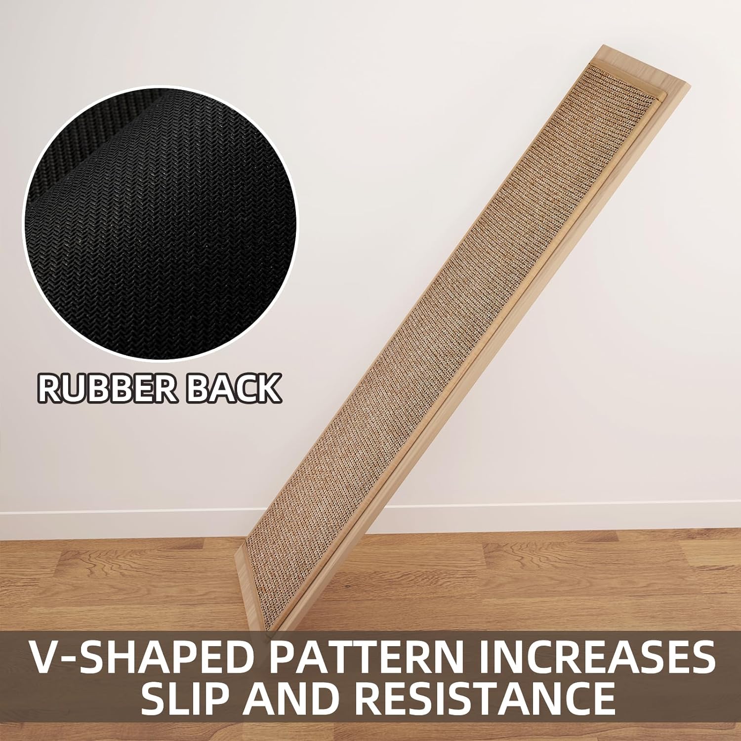 Detalle de SUMLANS Kitchen Mat Set of 2 PCS: Cushioned, Non-Slip, Absorbent Runners for Kitchen Floors