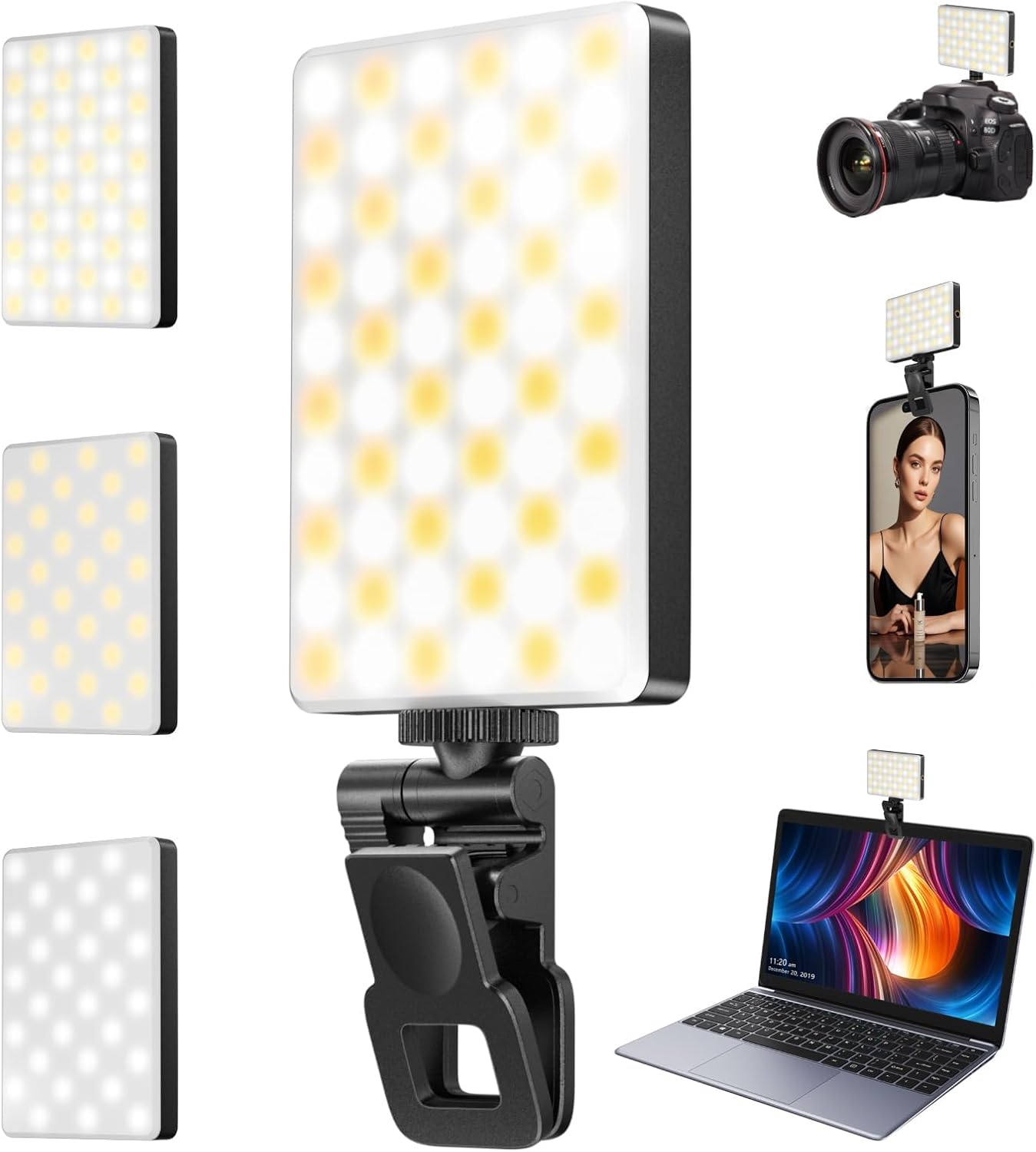 GlasFlength luz para móvil 60 LED recargable