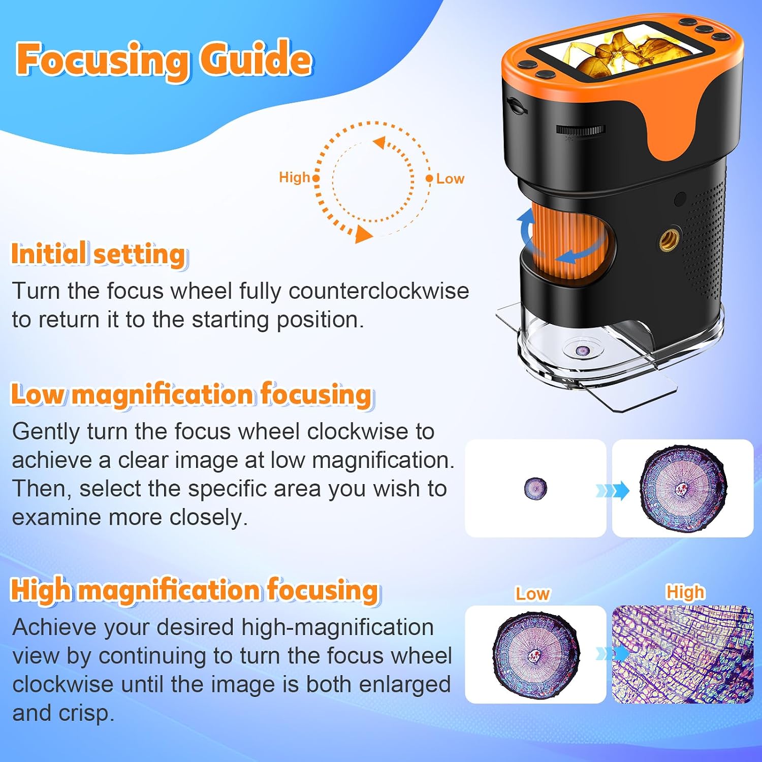 Thumbnail 6 de 4K Digital Microscope for Kids 2-inch Screen