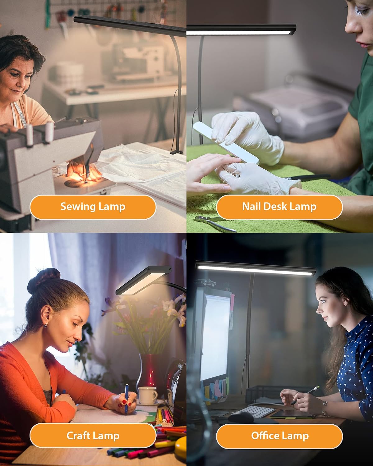 Thumbnail 6 de iFalarila 160 LED desk lamp with remote