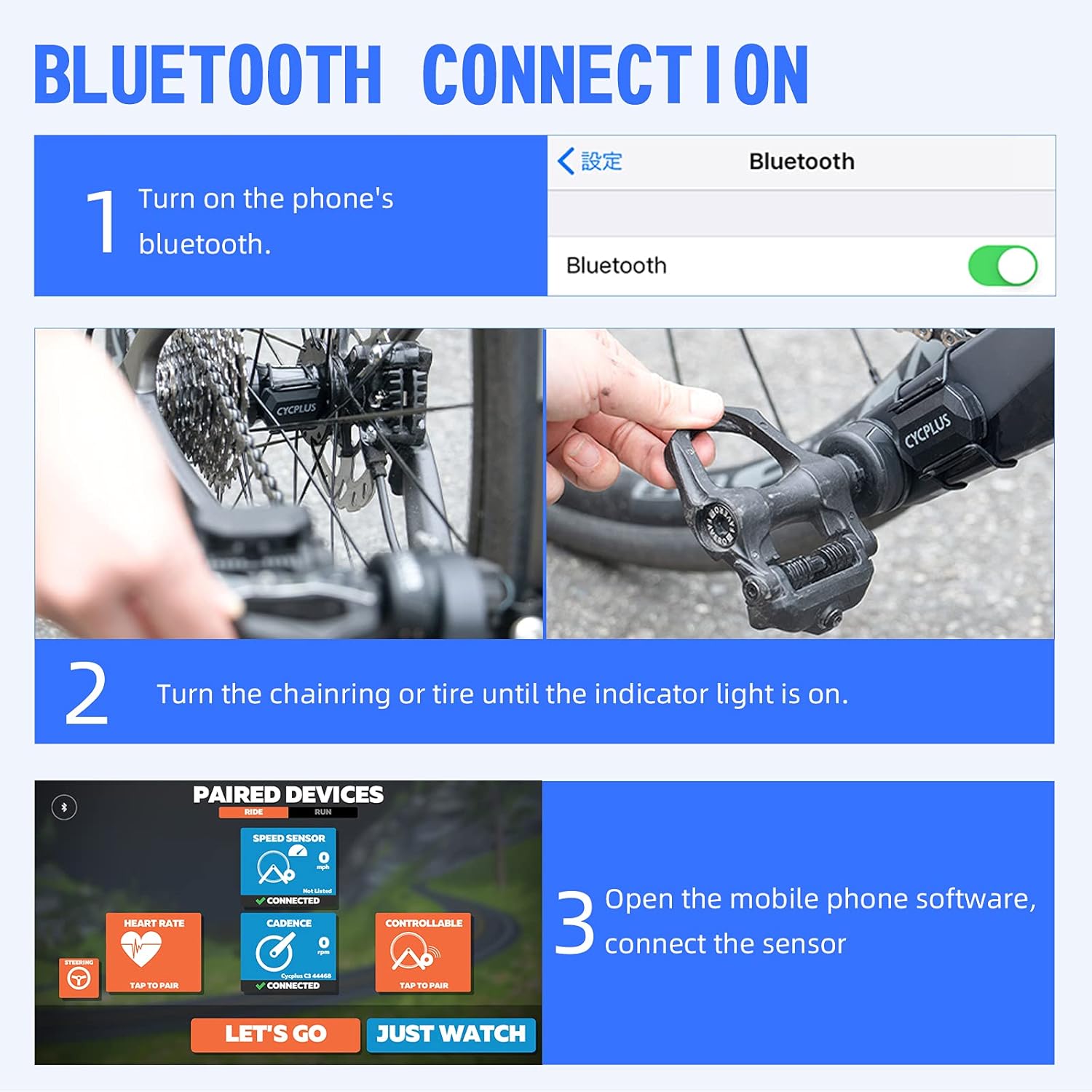 Thumbnail 6 de CYCPLUS Dual-Sensor für Trittfrequenz 38 mm