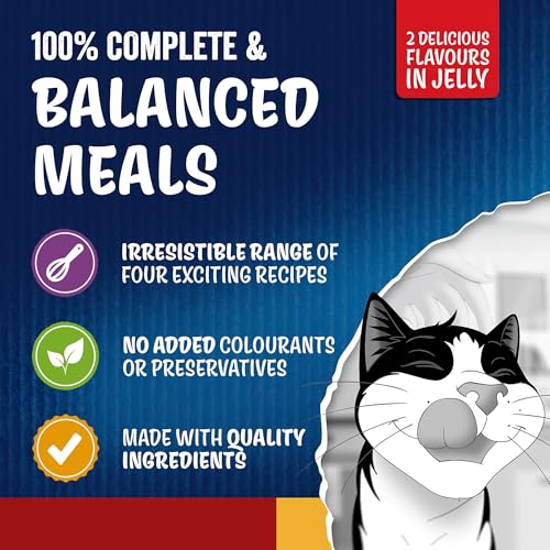 Detalle de FELIX Doubly Delicious Countryside Selection in Jelly – Beef, Poultry & More (120 x 85g Pouches)