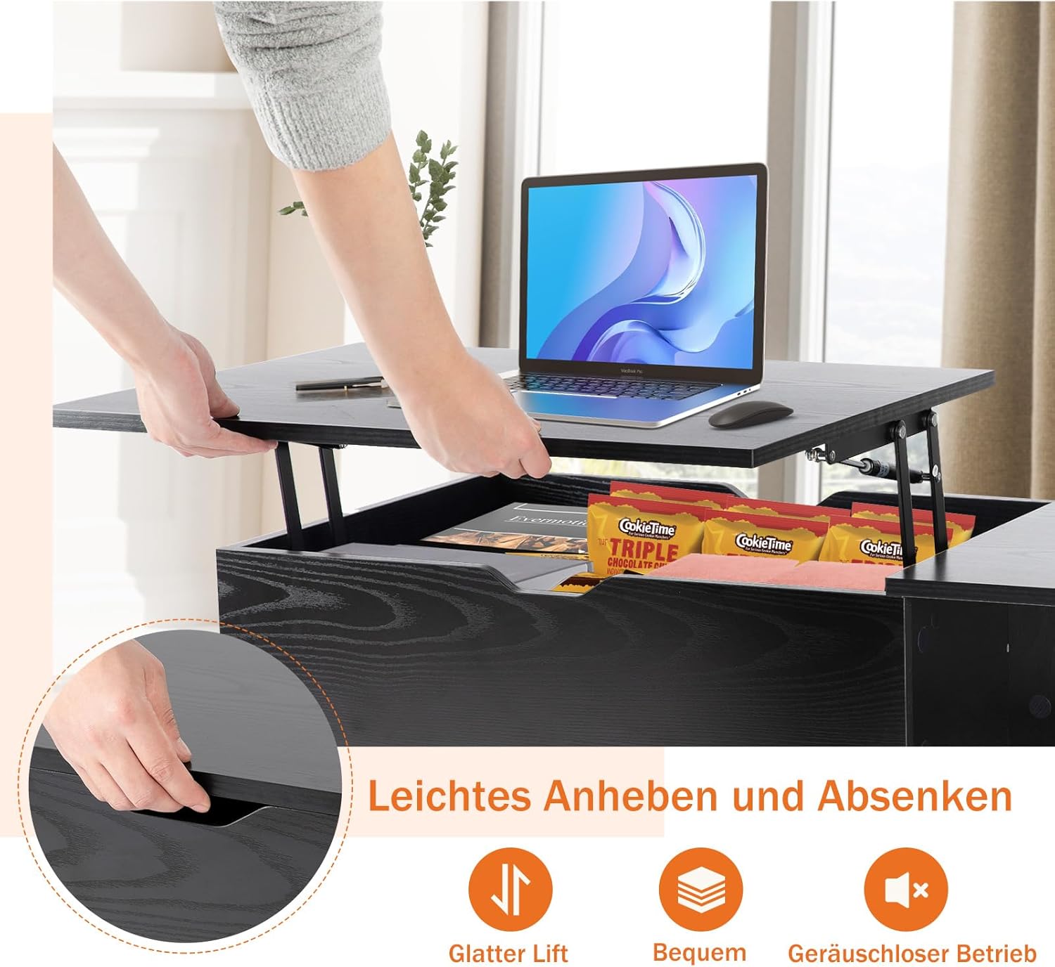 Thumbnail 4 de Sweetcrispy Couchtisch, 100 x 50 cm
