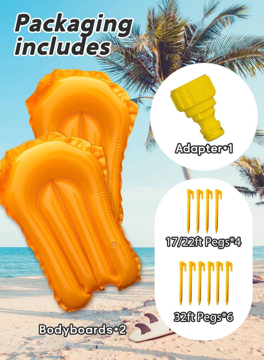 Thumbnail 6 de Spring Water Slip and Water Slide: 22ft Two-Lane Backyard Splash