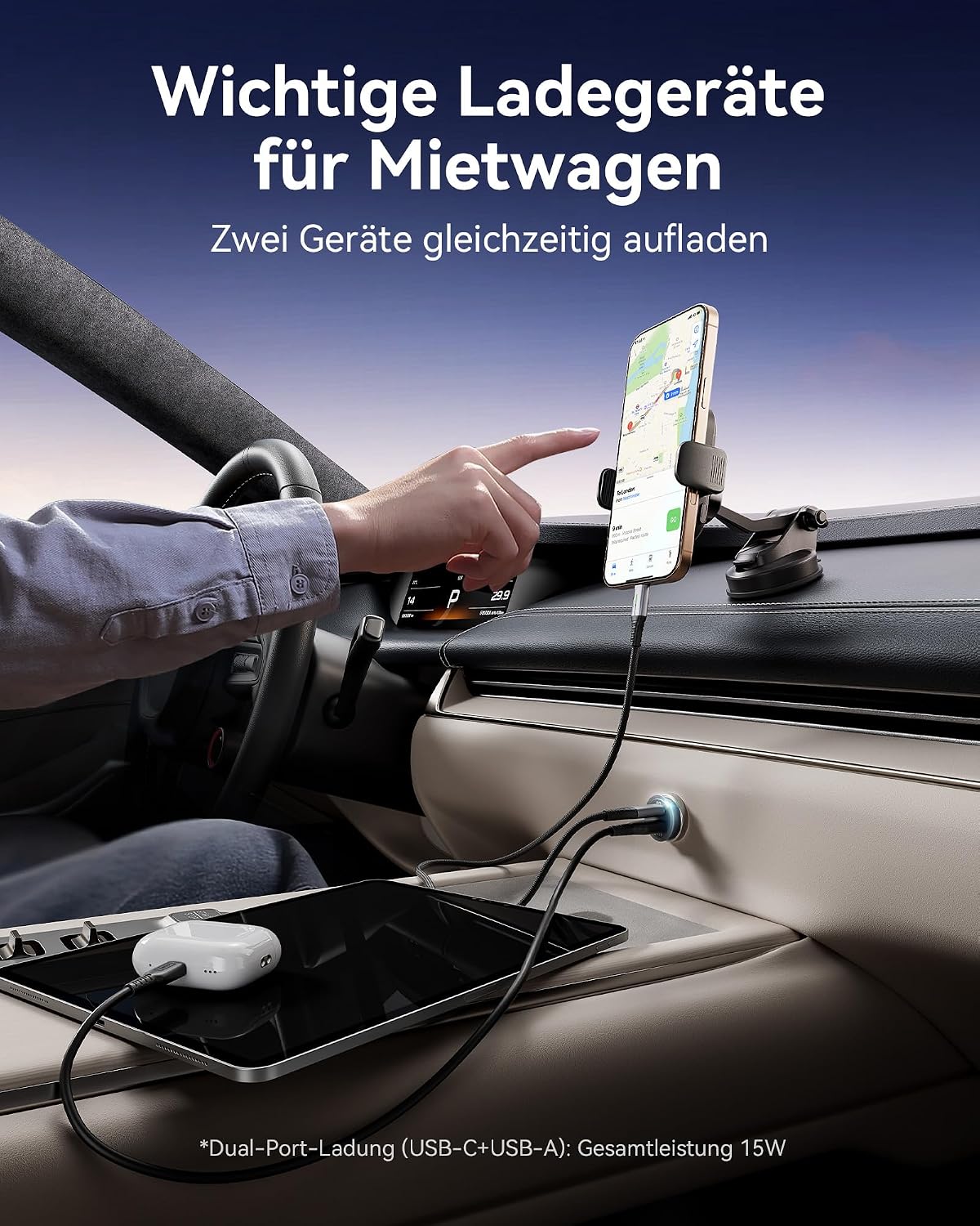 Thumbnail 5 de INIU 60W Zigarettenanzünder USB C PD Auto Ladegerät