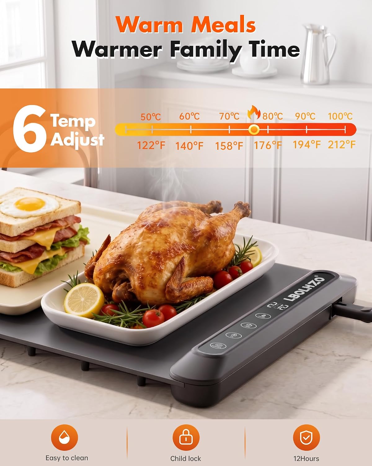 Thumbnail 3 de LBOLHZO Extra Long 43x12 Warming Mat with 600W Heat Technology