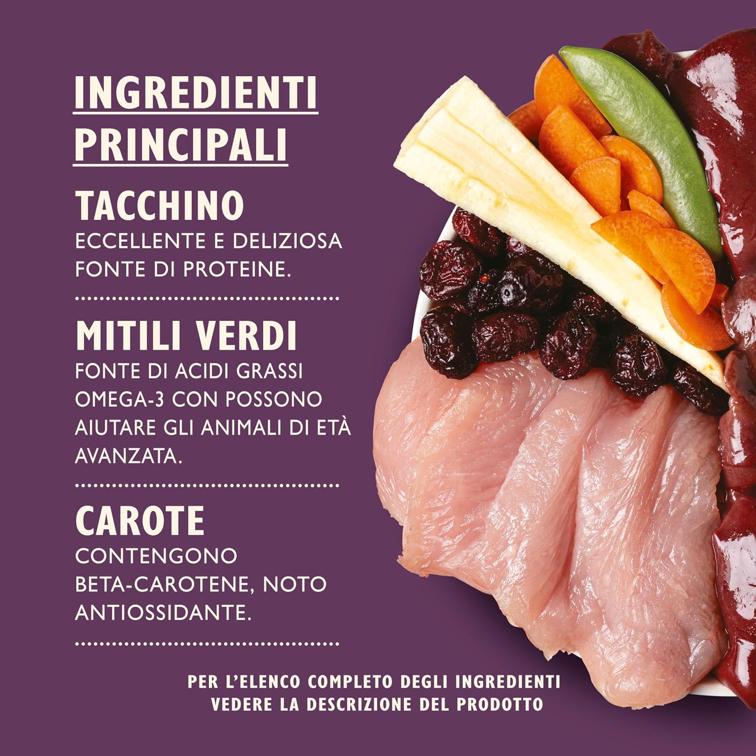 Detalle de Lily's Kitchen Cibo umido per cani senior al tacchino 6 x 400 g – ingredienti naturali