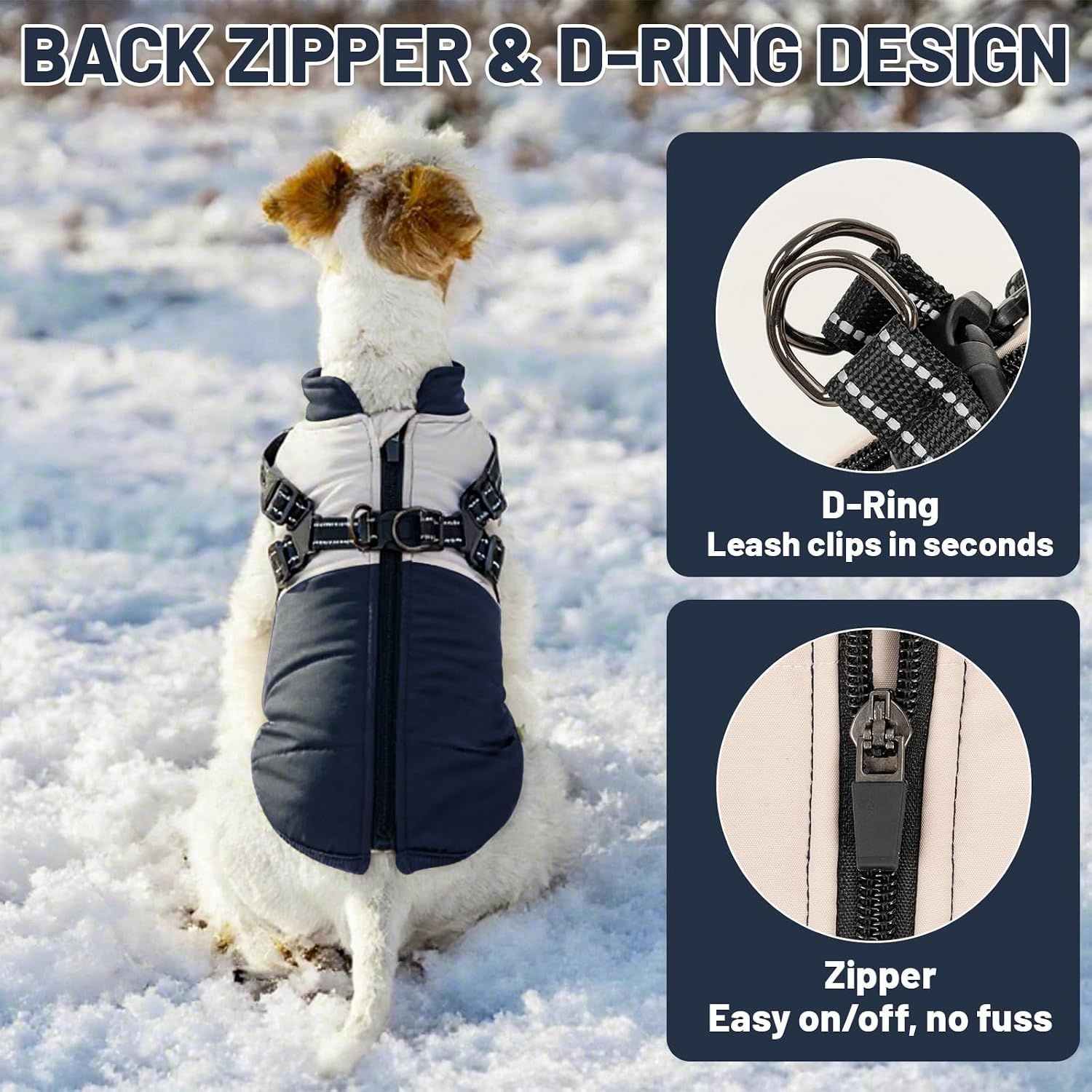 Detalle de COOHAMS Dog Coat 2X-Large