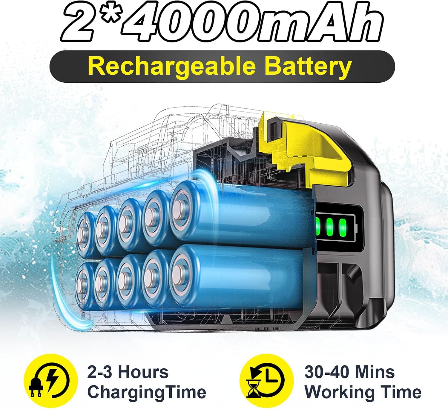 Thumbnail 3 de Cordless Portable Washer with 4-Speed Modes