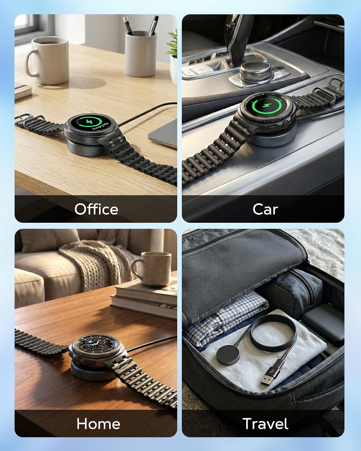 Thumbnail 6 de MoKo Type-C Galaxy Watch Charger: Magnetic, Universal, with 1m Cable