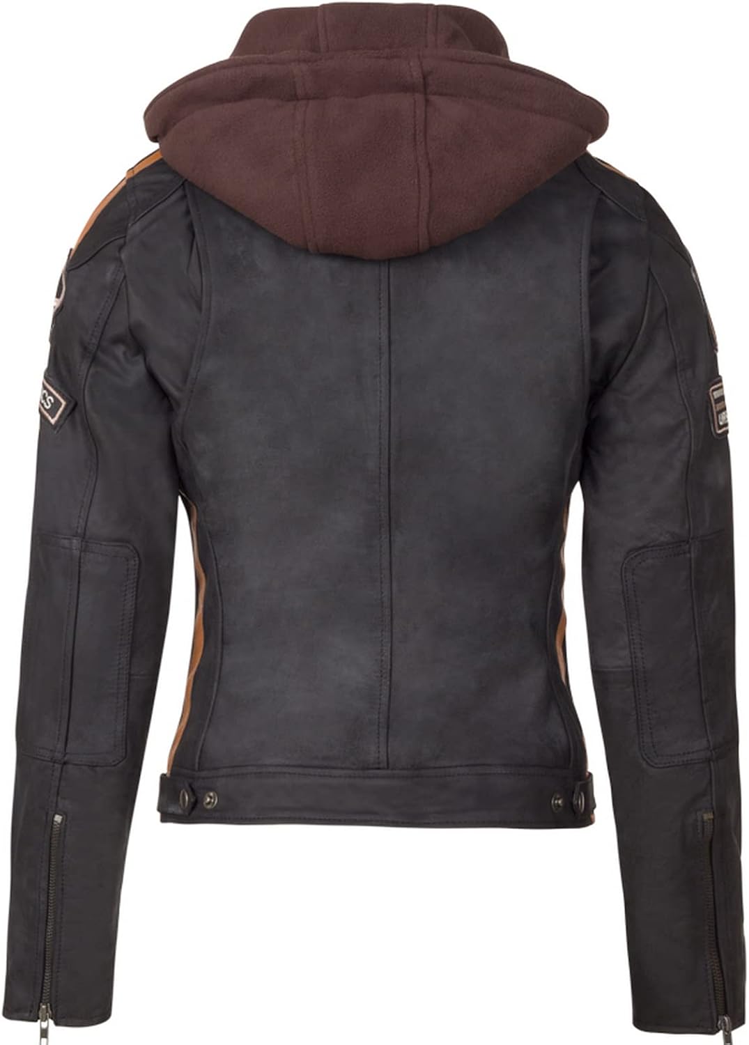 Thumbnail 3 de Urban Leather Ur-170 damska kurtka motocyklowa ze skóry jagnięcej, brązowa, L