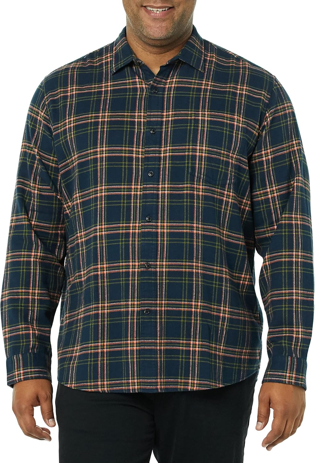 Thumbnail 5 de Amazon Essentials Men's Long-Sleeved Flannel Shirt (Discontinued Colours)