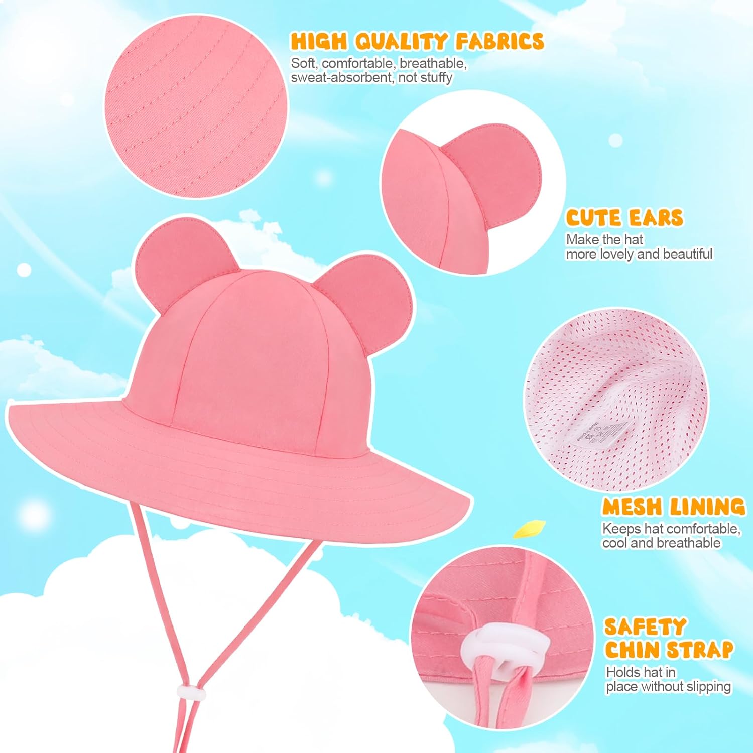 Thumbnail 5 de DRESHOW Baby Sun Hat UPF 50+ 50 cm