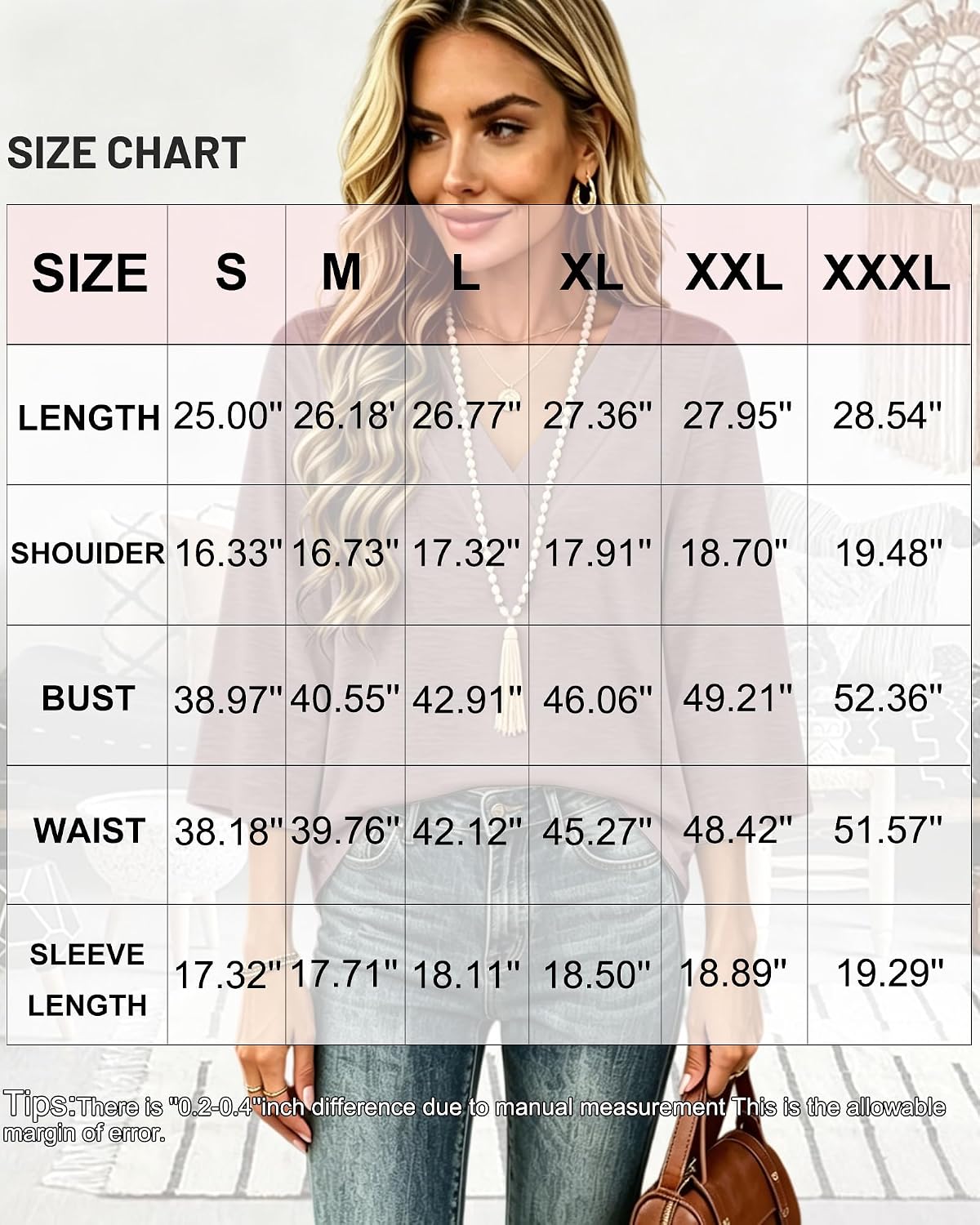 Thumbnail 5 de KK-Nature Women's V-Neck Top