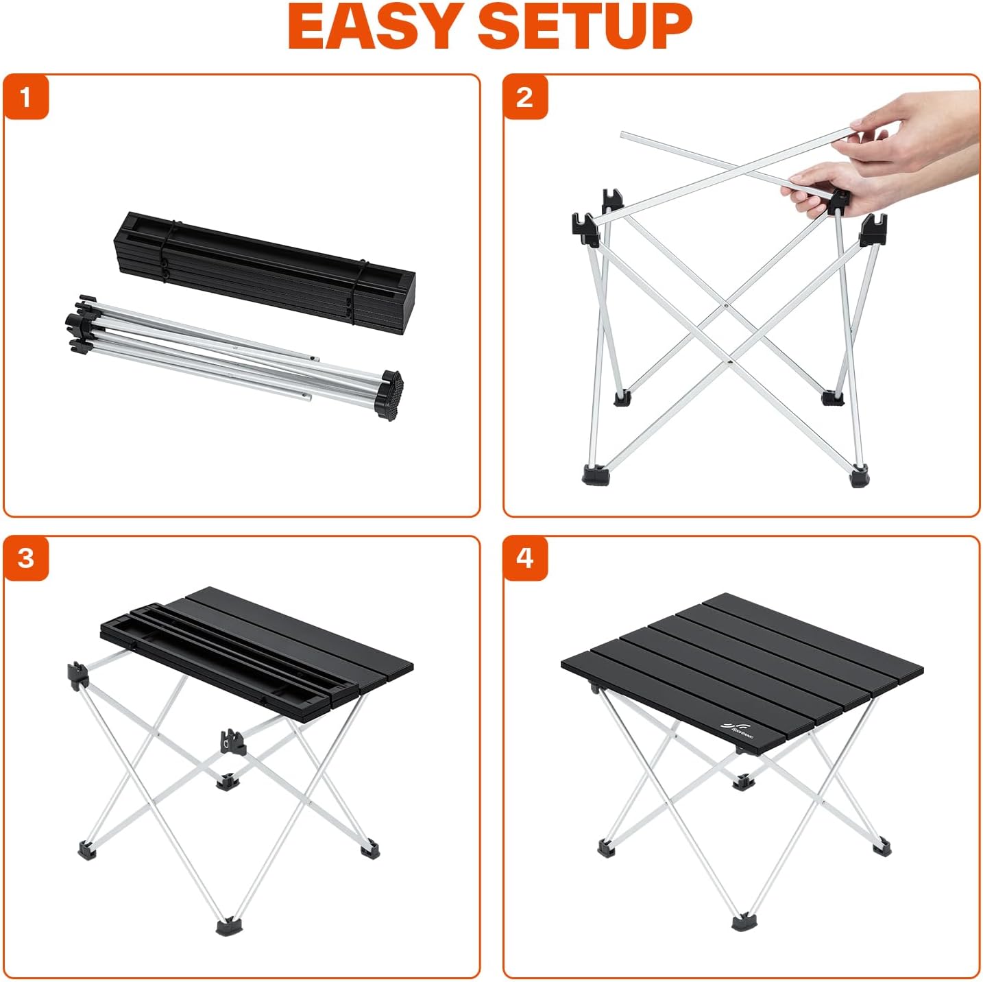 Thumbnail 5 de Sportneer Camping Table Folding Table – Lightweight Aluminium, 3 Sizes