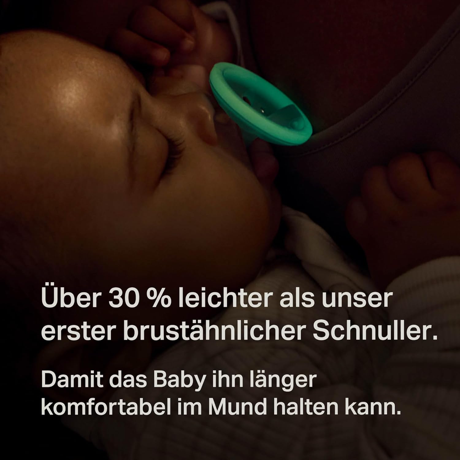 Thumbnail 5 de Tommee Tippee brustähnlicher Night Glow Schnuller 0-6m – 4er-Pack, einteiliges Silikondesign