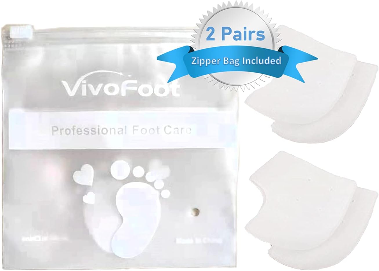 Detalle 2 de VivoFoot Gel Heel Protectors 2 Pairs
