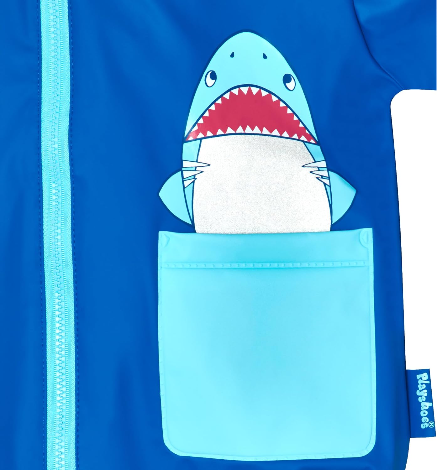 Detalle de Playshoes Unisex Kinder Regenjacke Outdoorjacke – zuverlässig bei jedem Wetter