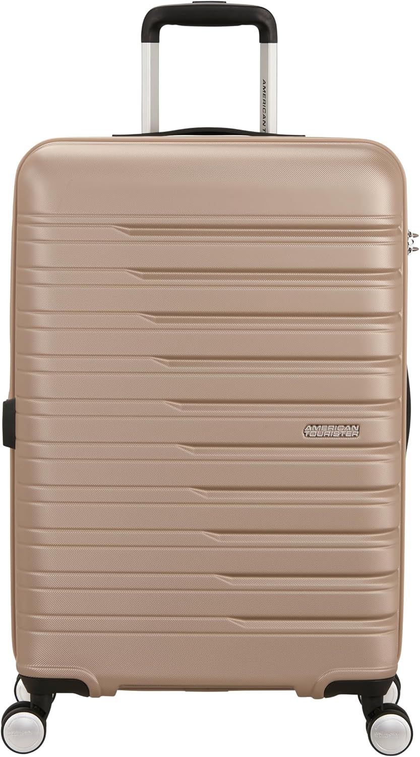 Thumbnail 1 de American Tourister Flashline Medium Hard Case (67cm) – Ivory Gold