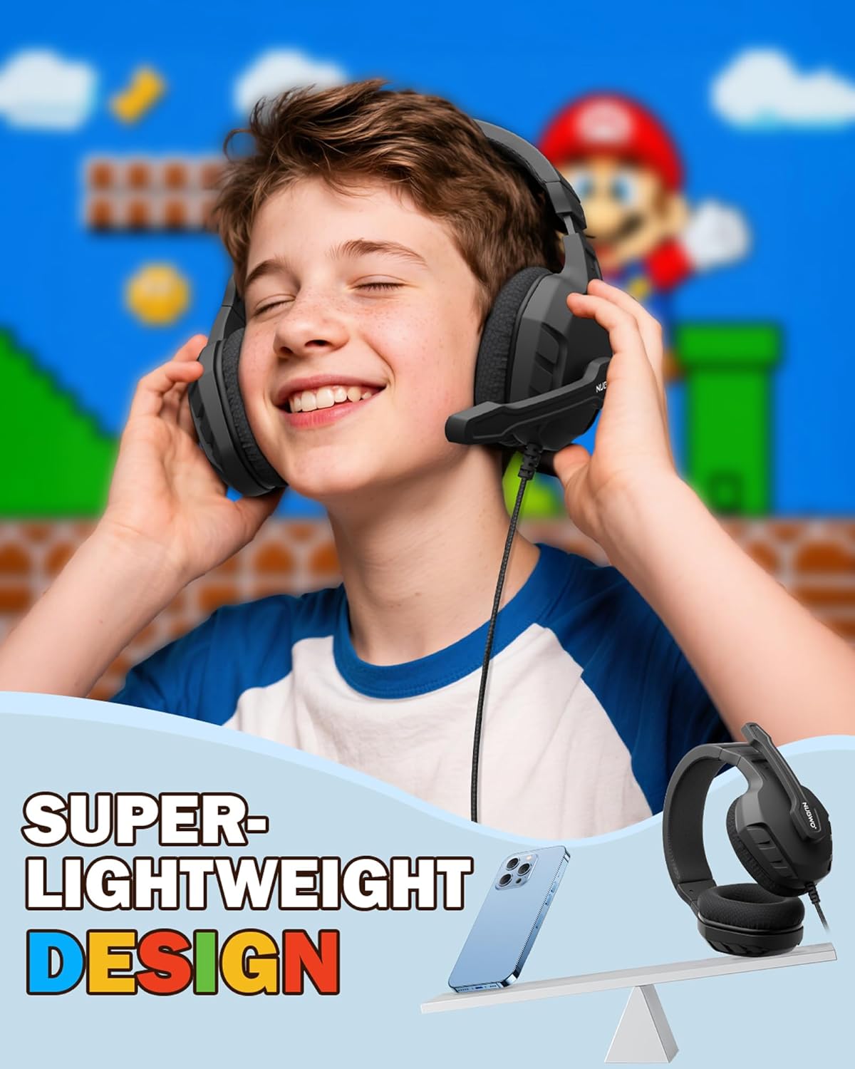 Thumbnail 5 de NUBWO U3 Gaming headset 3.5mm jack