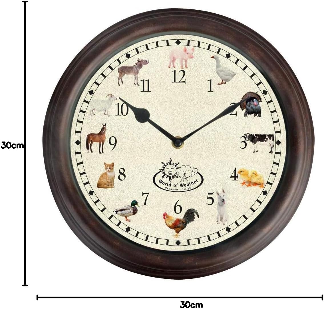 Detalle 1 de Fallen Fruits Farm Animal Sound Clock