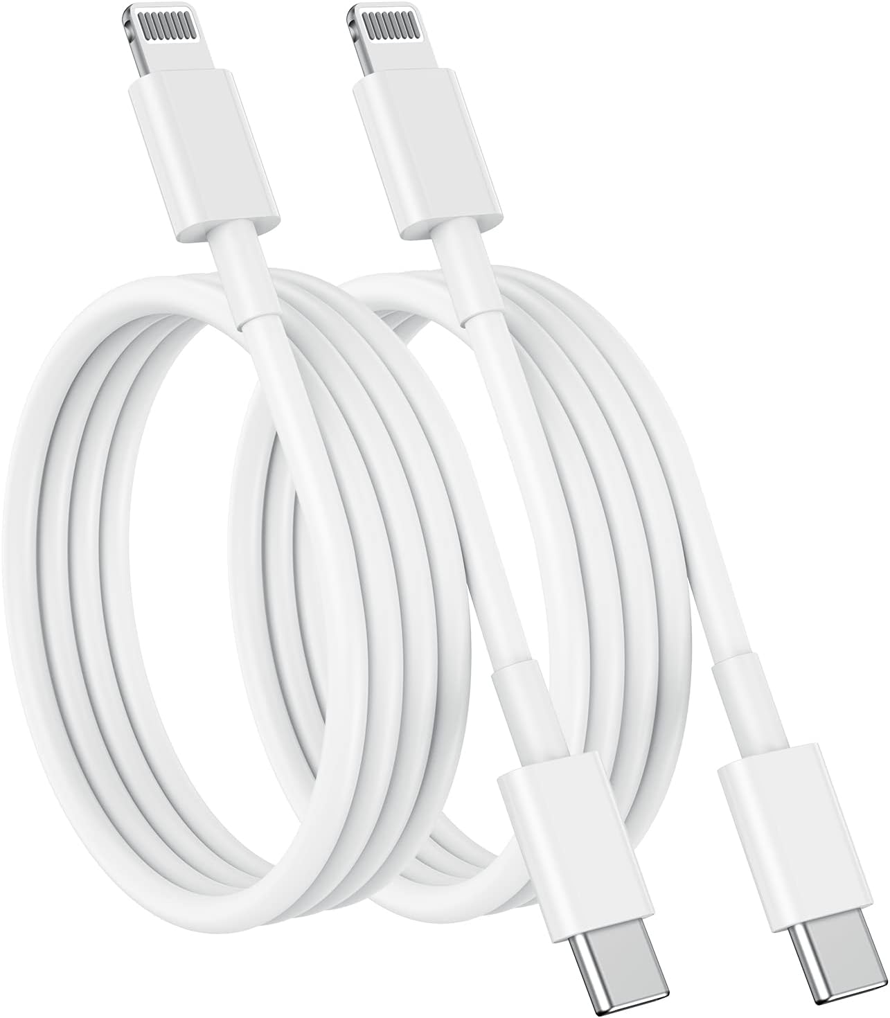 Apple USB C to Lightning Cable 2-pack, 6 ft