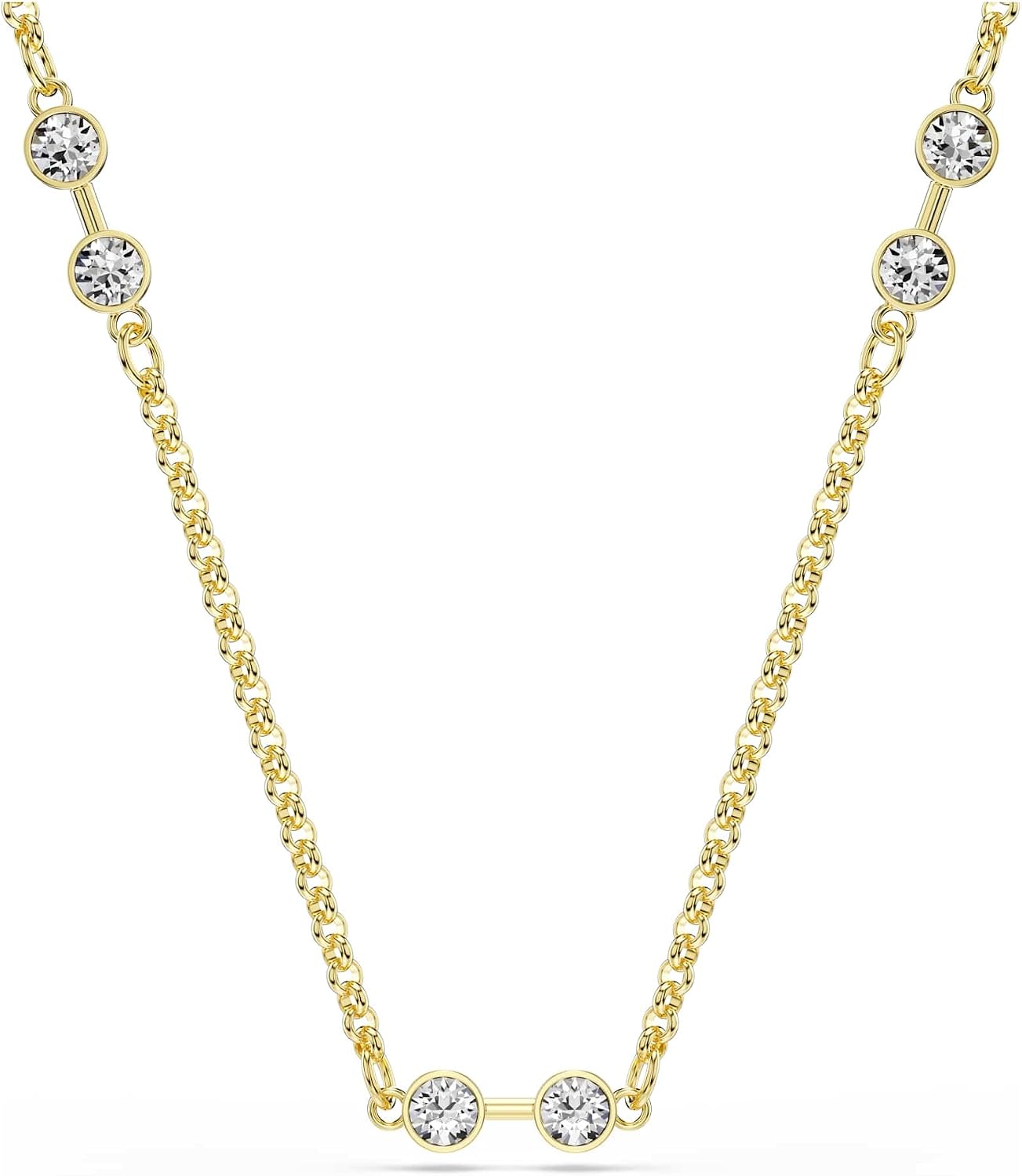 Detalle de Swarovski Remix Collection Collier, Taille ronde, Blanc — élégance intemporelle et personnalisation