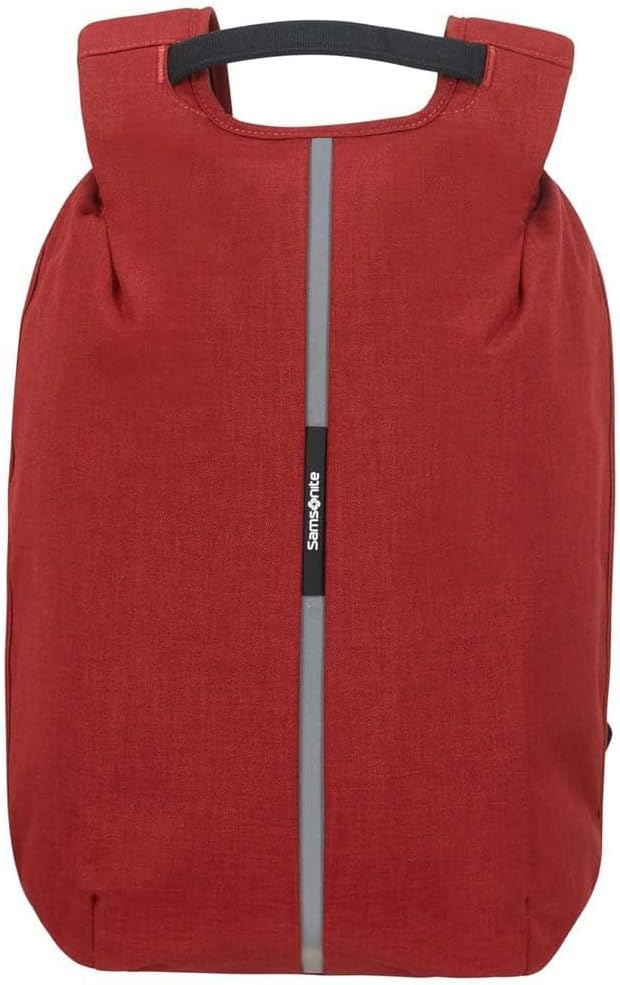 Detalle de Samsonite Securipak Zaino Porta PC 15,6'' Garnet Red: sicurezza, stile e funzionalità per il moderno professionista