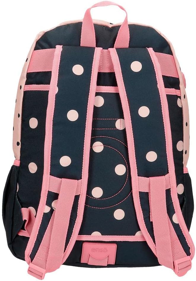 Detalle 2 de Enso Friends Together Mochila Escolar Rosa 32x44x17 cm