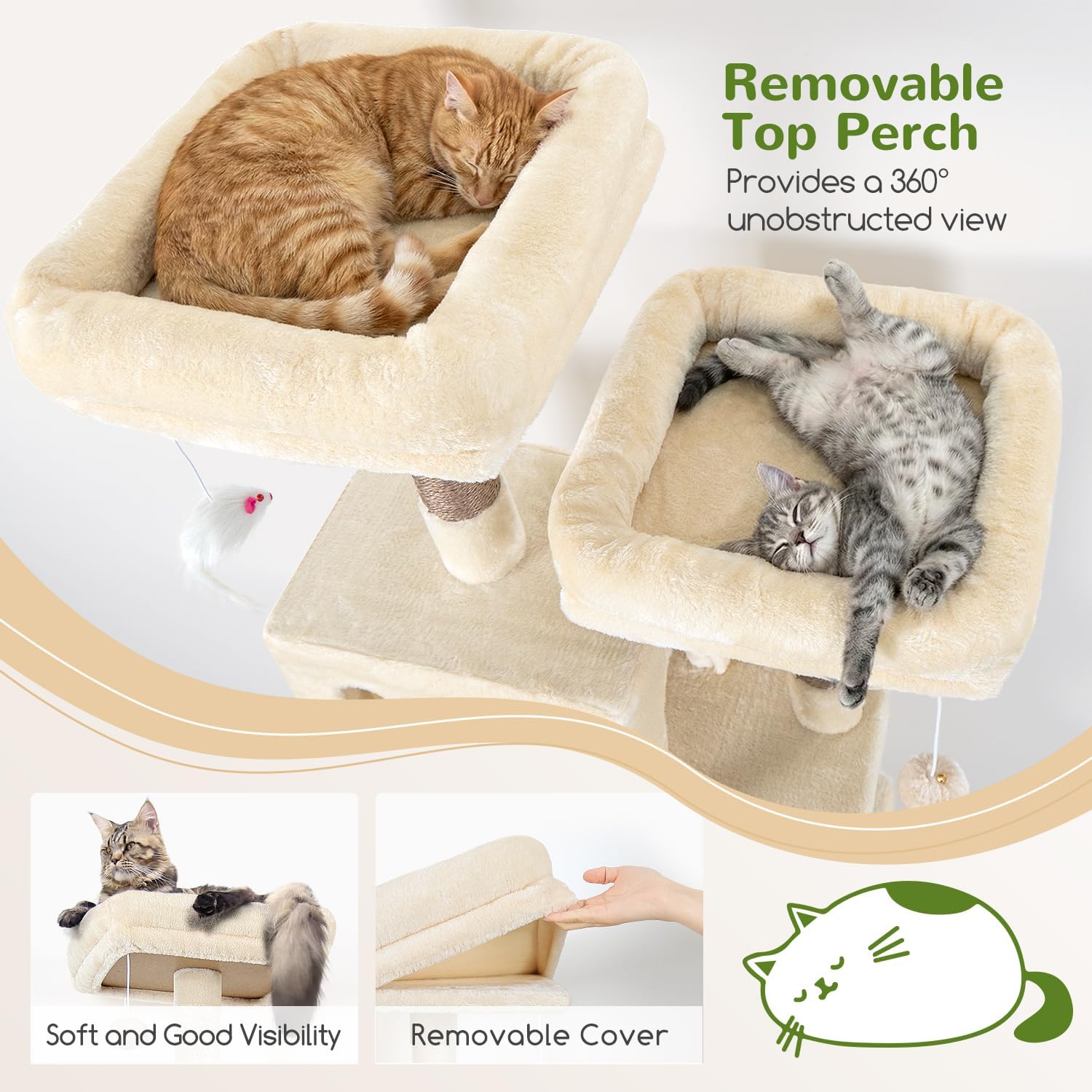 Thumbnail 2 de Globlazer Cat Tree 71-Inch