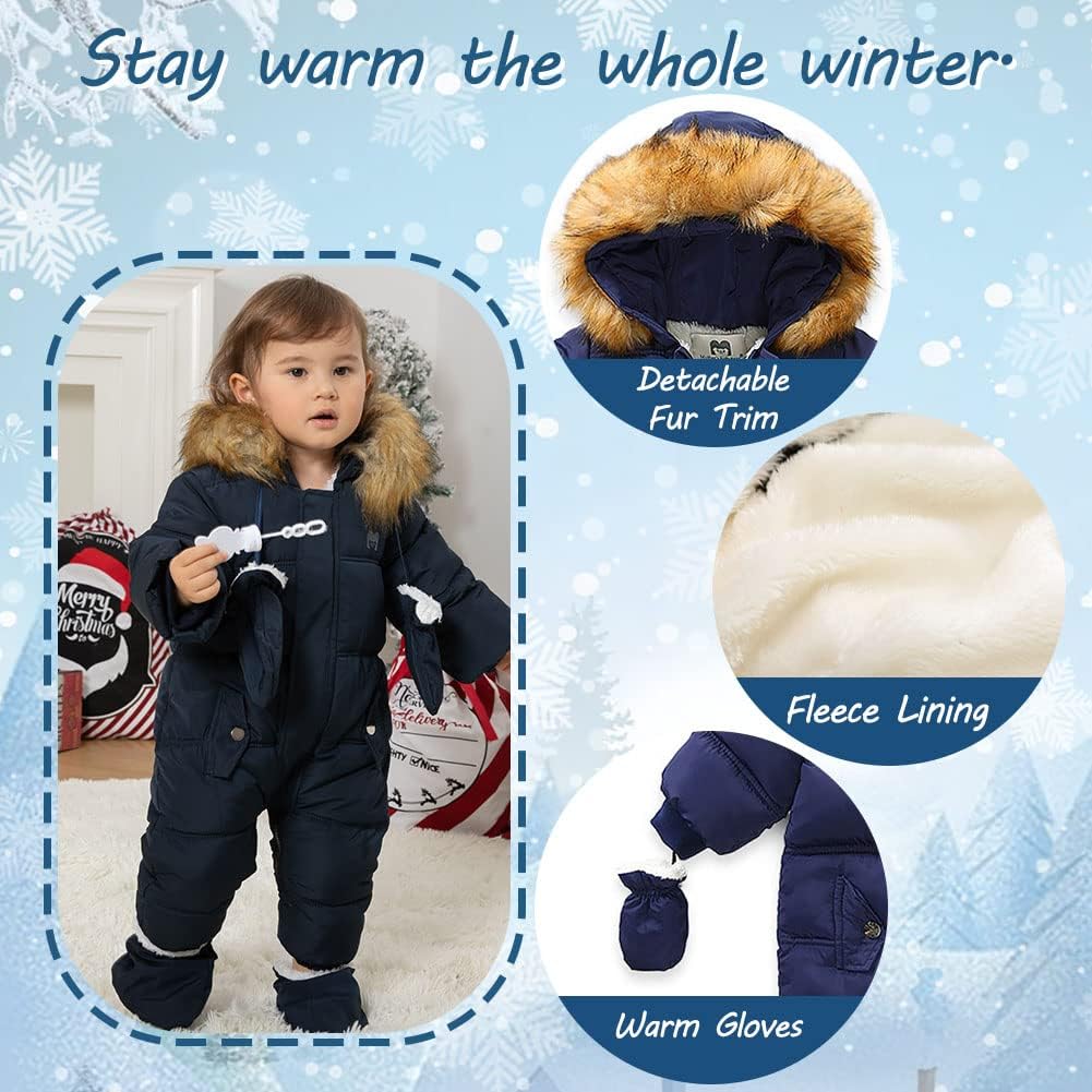 Detalle 2 de XIFAMNIY Baby Snowsuit Cotton-Polyester