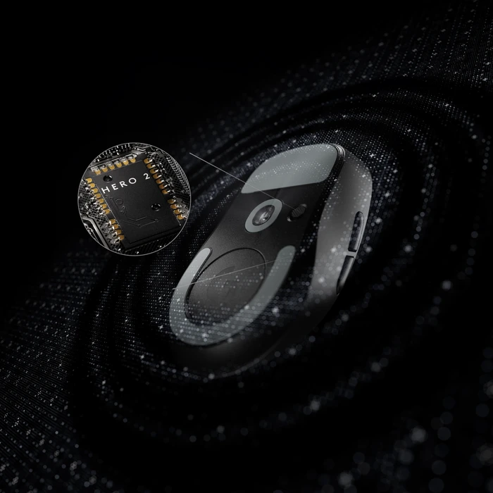 Detalle de Logitech G PRO X Superlight 2 Lightspeed: Kabellose Präzision in Schwarz