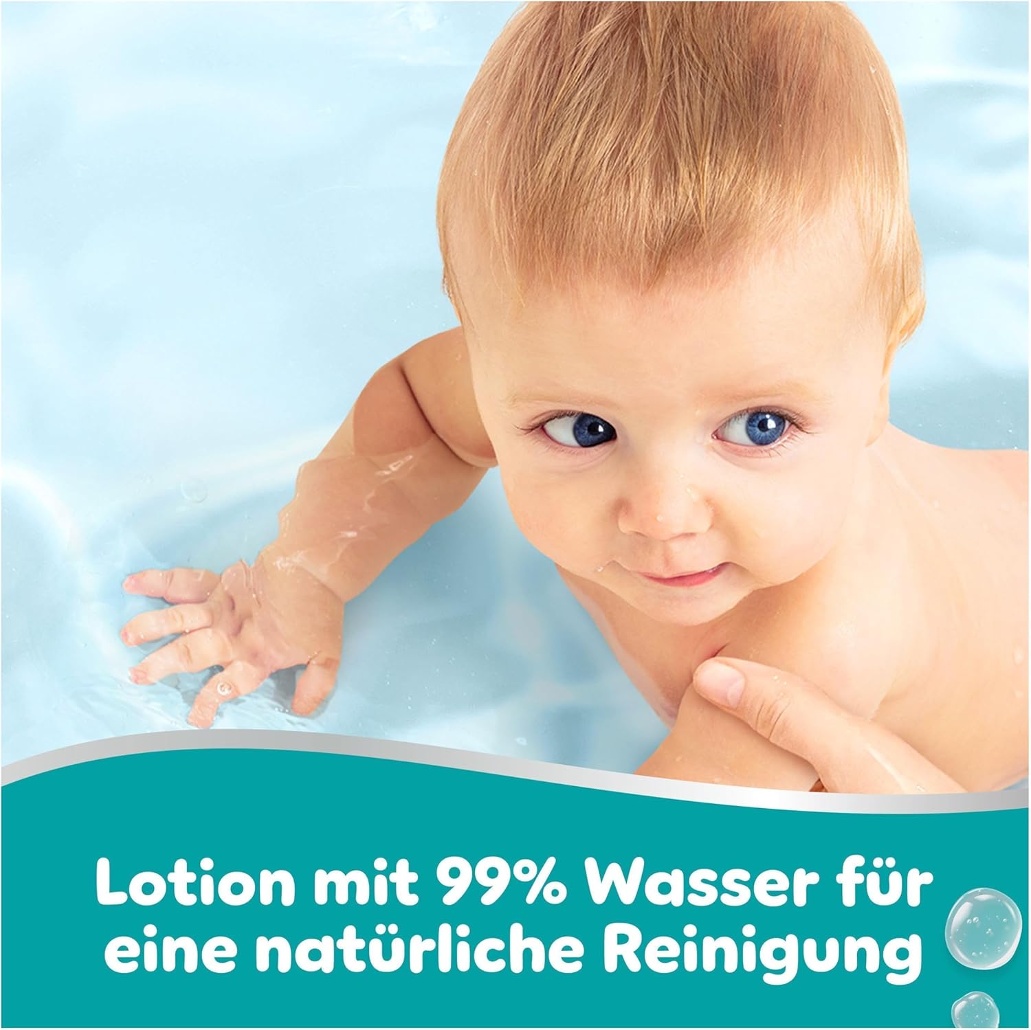 Thumbnail 2 de Pampers 99% Water Baby-Feuchttücher – 18 Packungen mit 60 Tüchern (1.080 Stück)