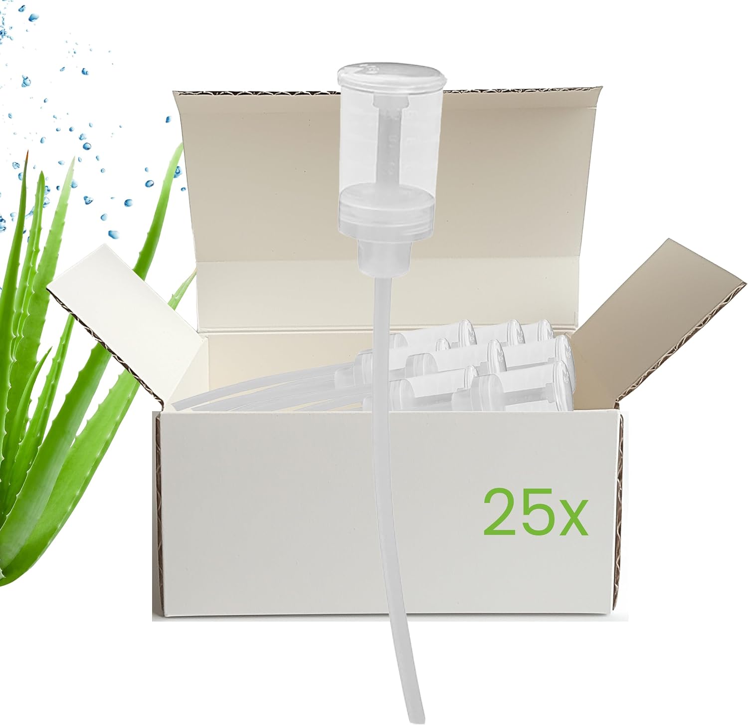 Detalle de BIOHY Sprühkopf Tex Spray in Rot (2er-Set) – Sprühaufsatz für Flaschen mit 28/410-Gewinde