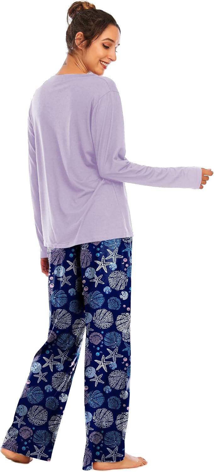 Thumbnail 2 de Floral women’s pyjamas set, long sleeve