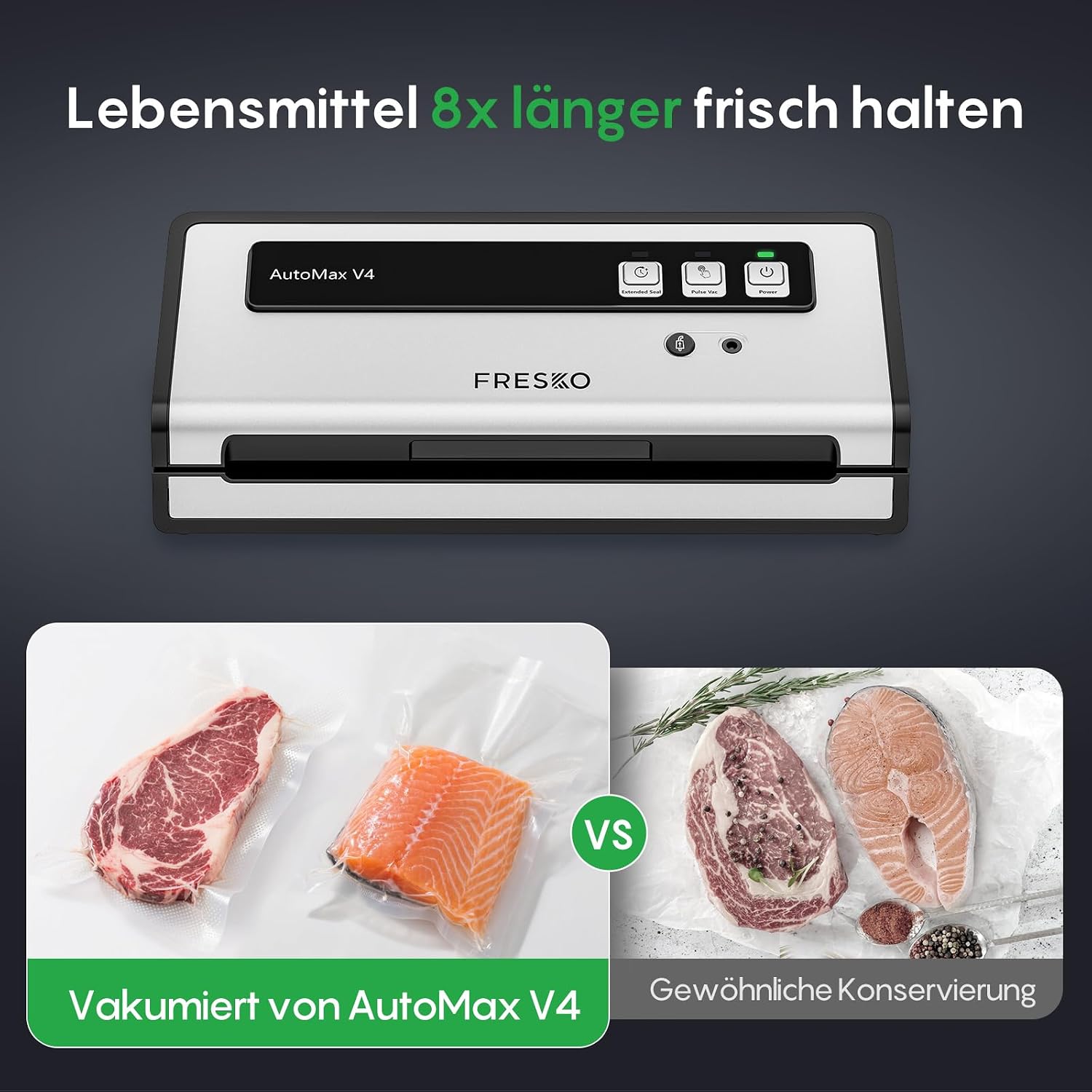 Detalle 2 de Fresko Automax V4 Vakuumierer mit 140 W