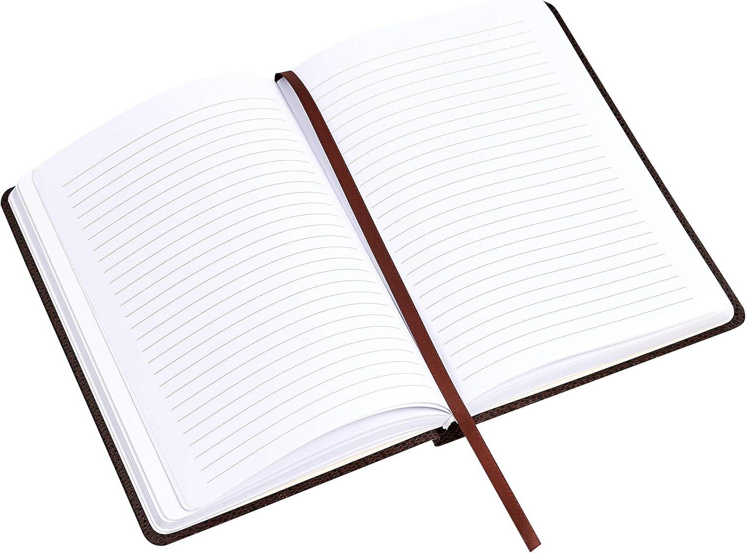 Detalle de Amazon Basics Carnet Ligné, Lot de 2 – Noir / Marron