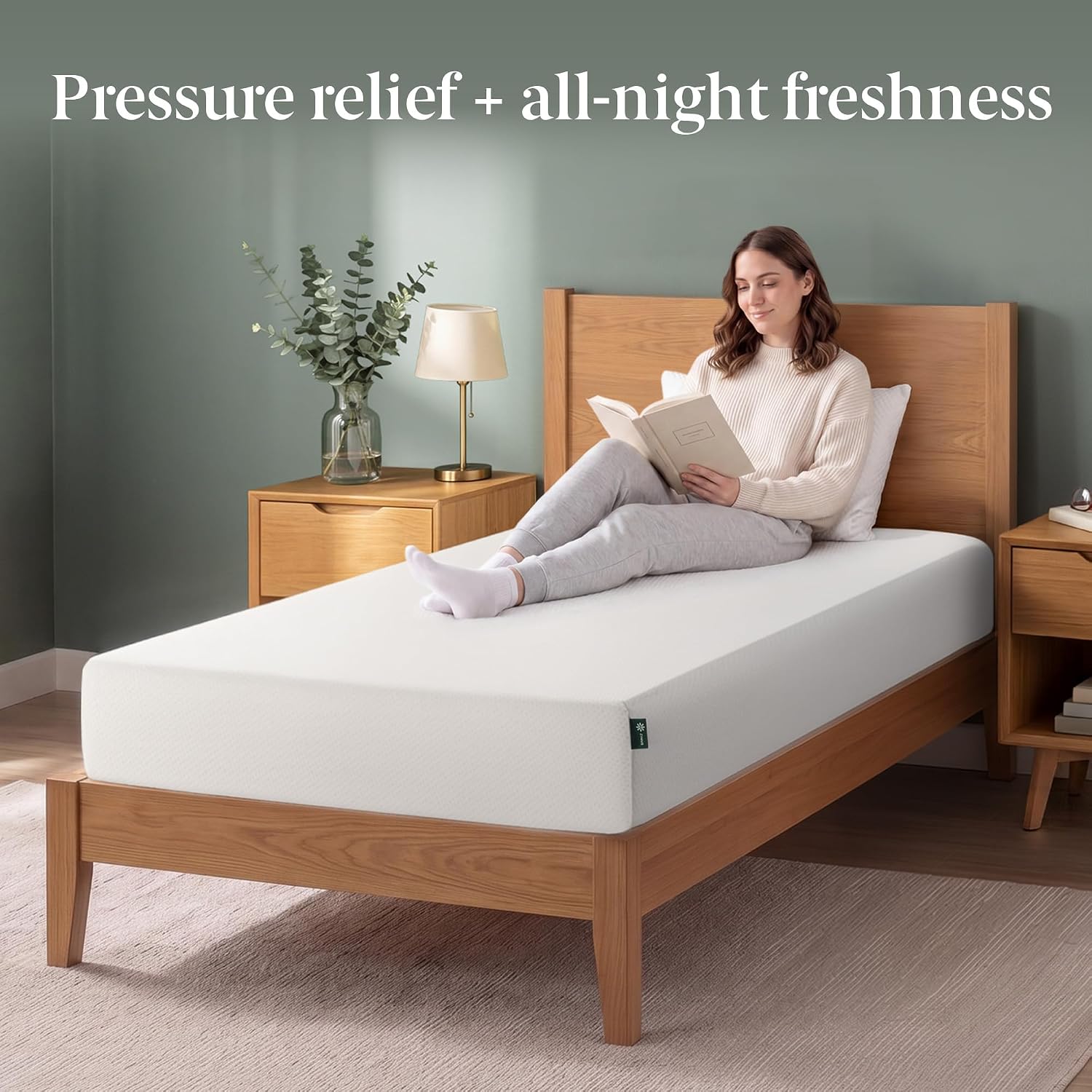 Detalle de Zinus Memory Foam Mattress 8 Inch