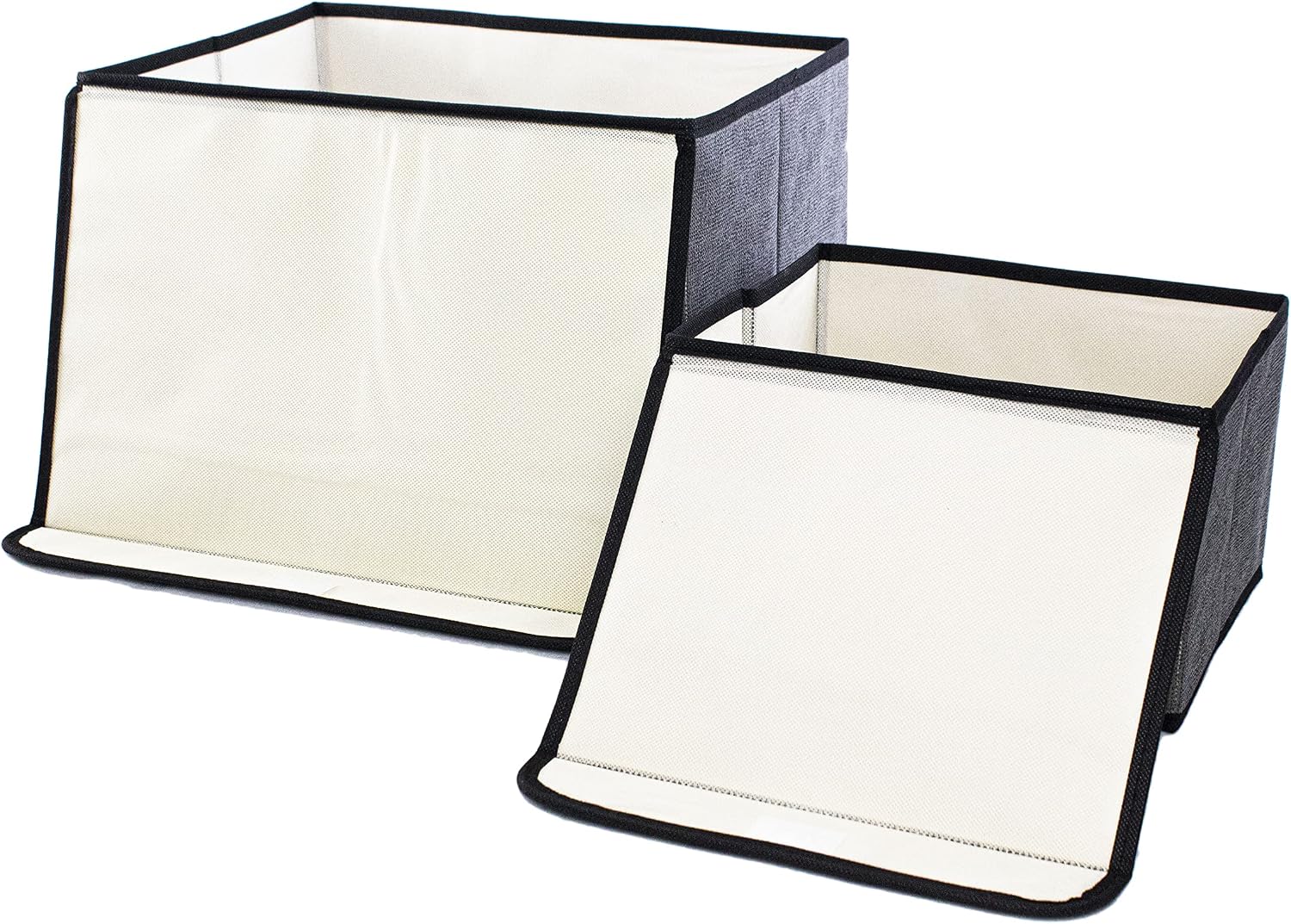 Detalle de Clay Roberts Storage Baskets Pack of 2, Grey