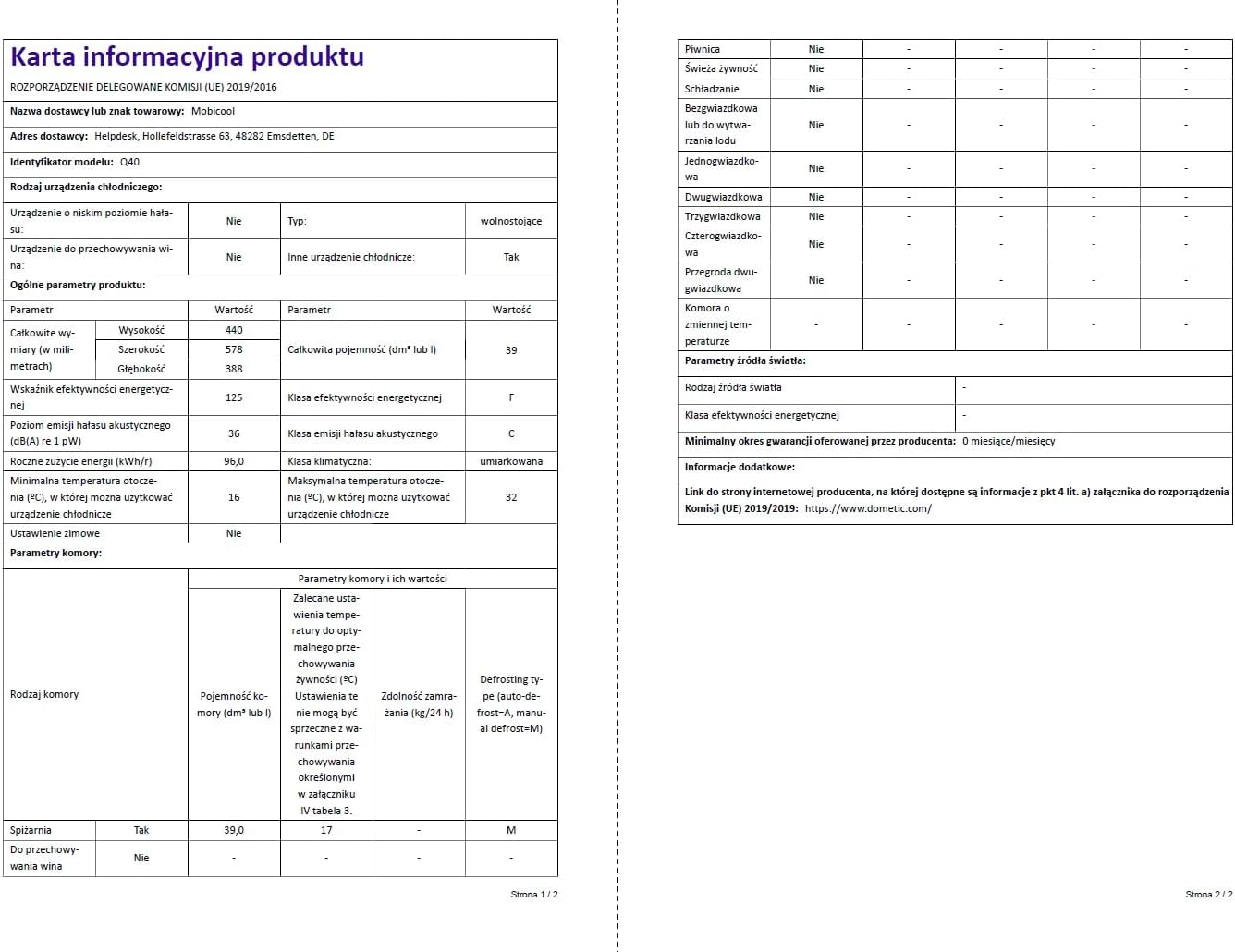 Thumbnail 12 de Mobicool Q40 Nevera Eléctrica Portátil 🎒, 39l, ideal viaje.