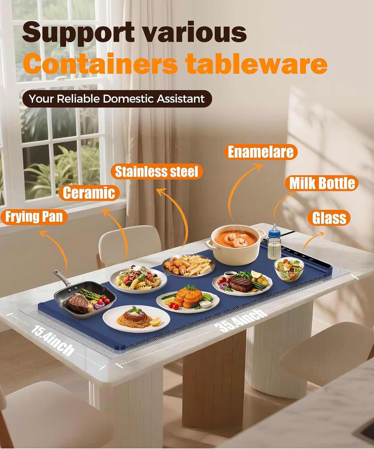 Detalle de TASEVEN Electric Food Warming Mat 36" x 15
