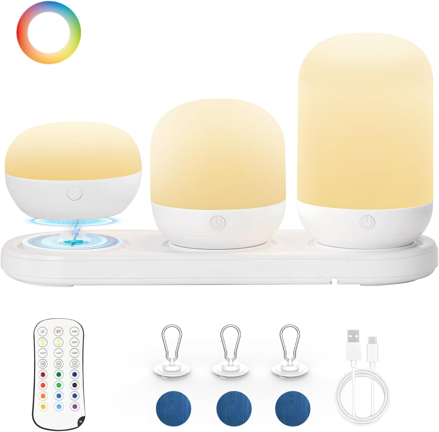 Detalle de Benaep LED Night Light with 17 Colours