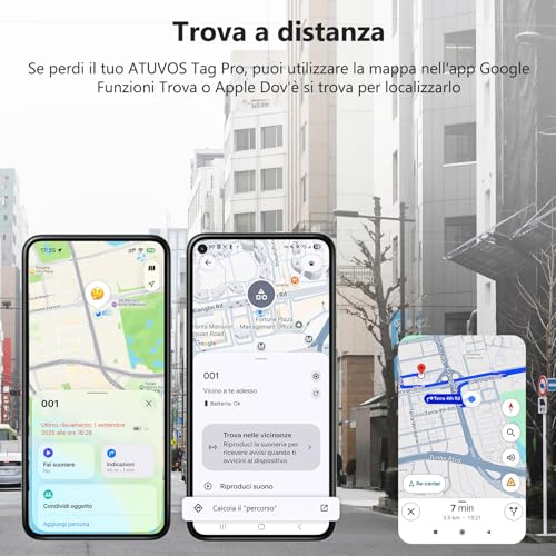 Thumbnail 3 de ATUVOS Air Tag Pro: Localizzatore Bluetooth dual-system per Android e iOS