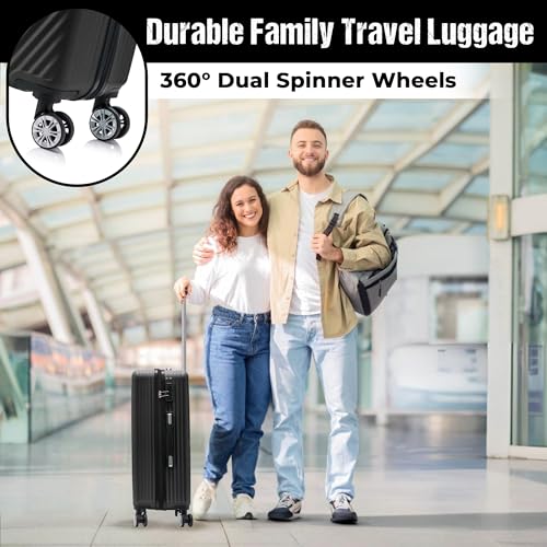Thumbnail 8 de FLYMAX Medium Suitcase 67 Litre, 4 Wheel Lightweight ABS Travel Case