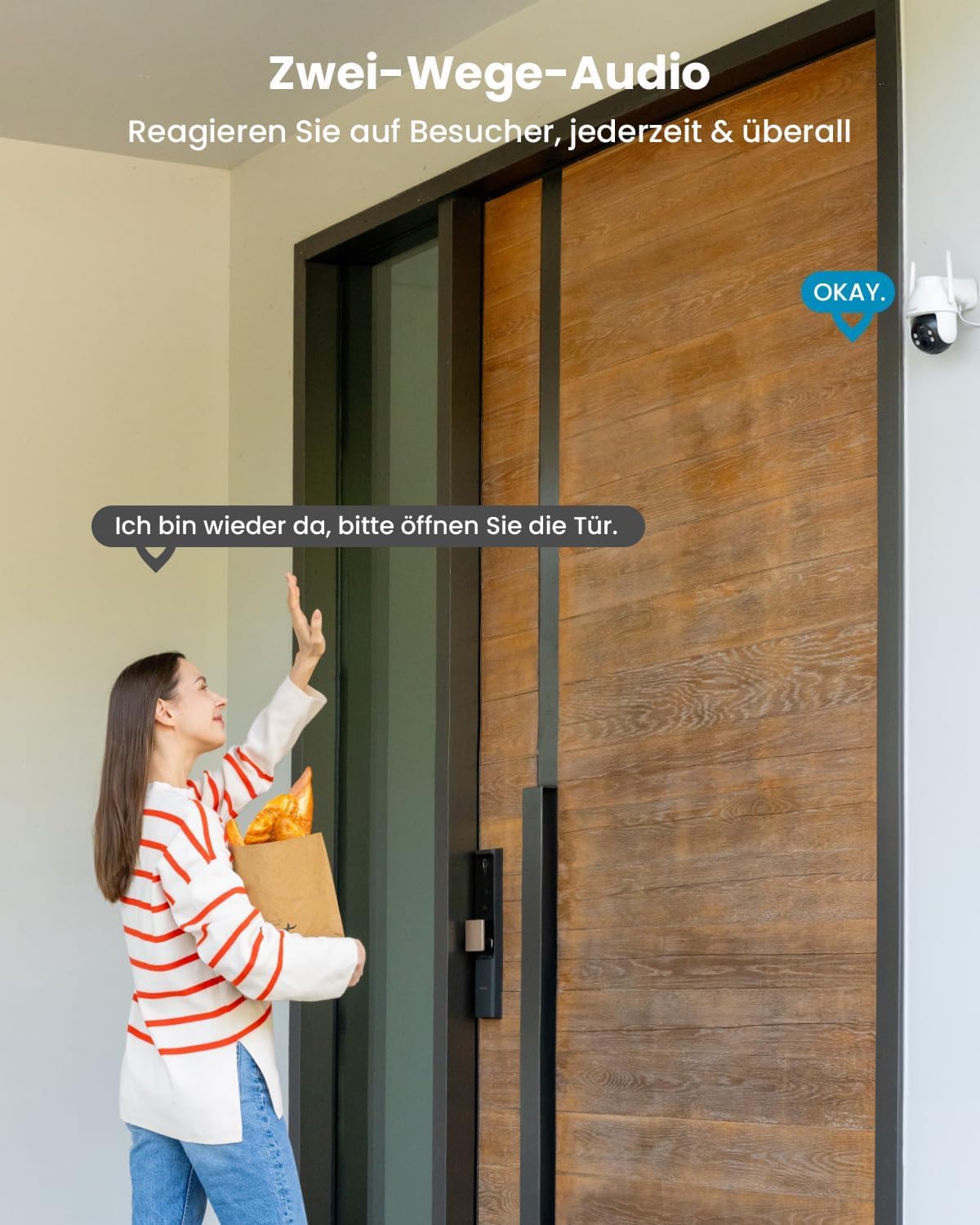 Thumbnail 6 de ieGeek 2K Überwachungskamera außen 360°